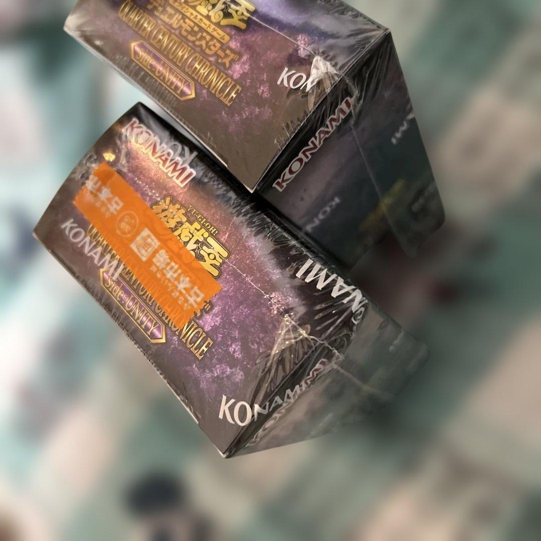 【新品未開封】遊戯王 25th サイドユニティ シュリンク付2BOX