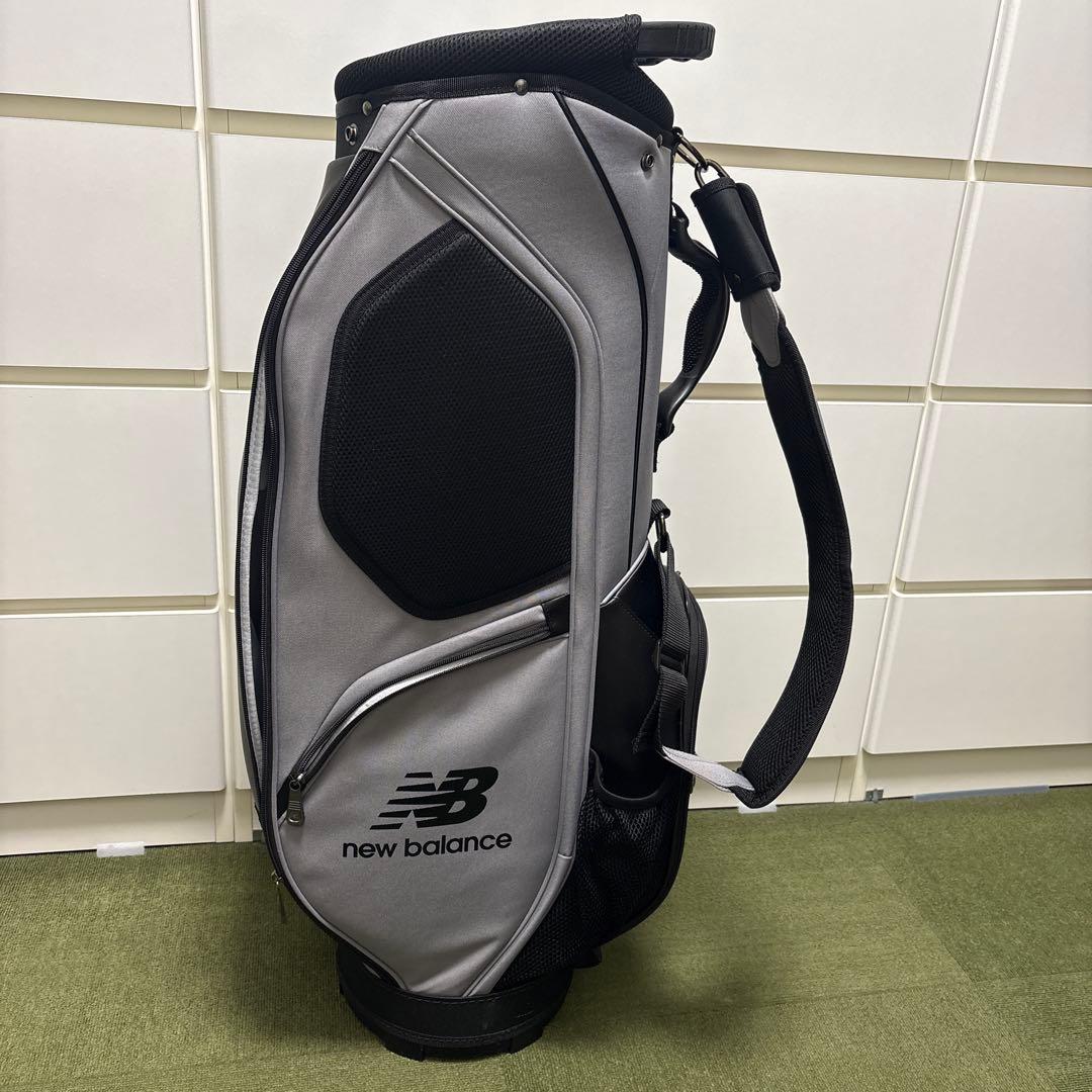 new balance キャディバッグ&シューズケース グレー
