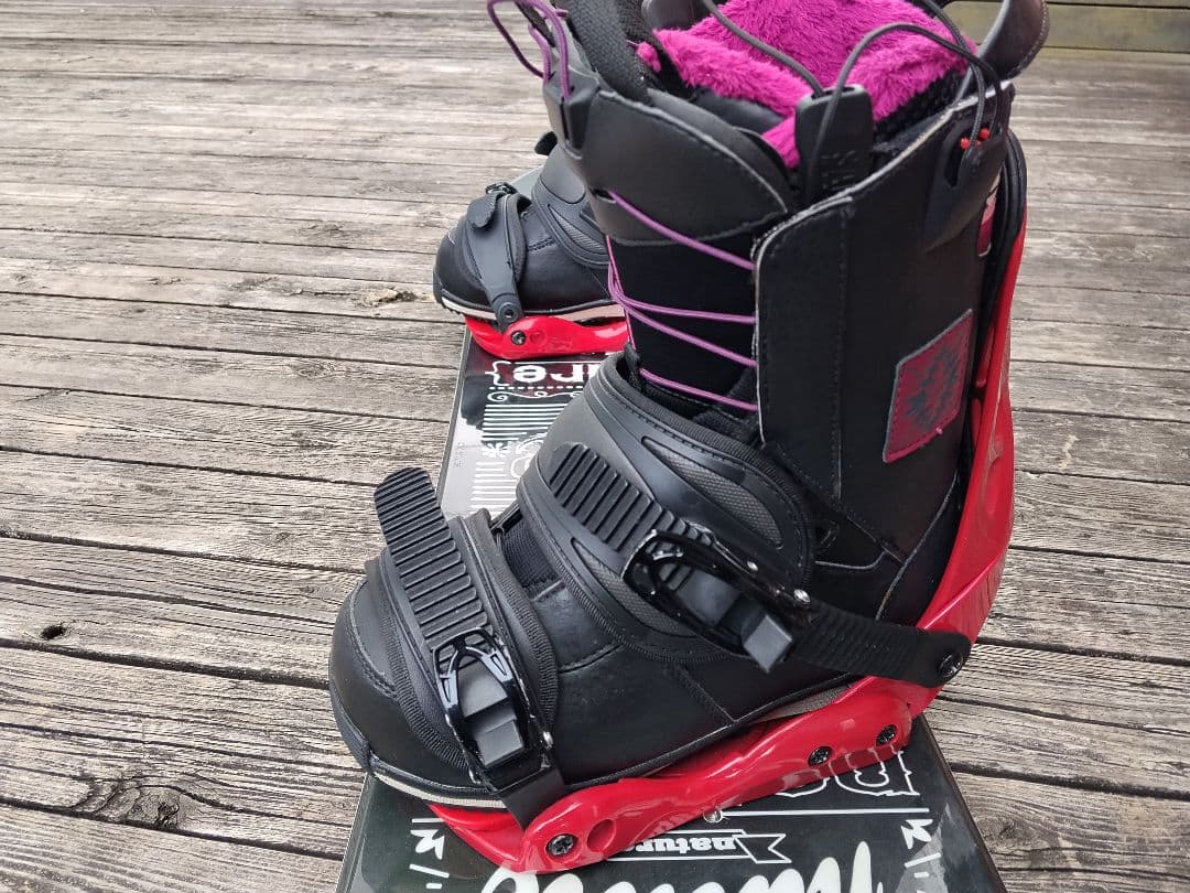 スノーボード 3点セット natura 139 ビン サロモンブーツ 24.5