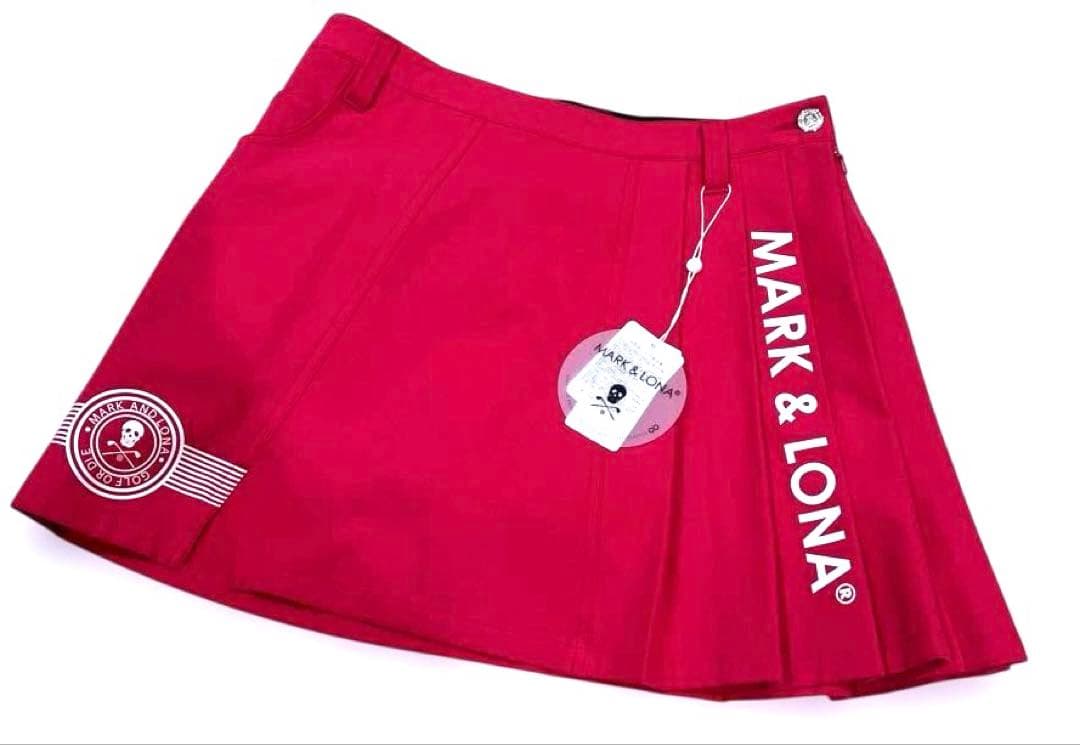 新品❤️MARK & LONA ピンクプリーツスカート