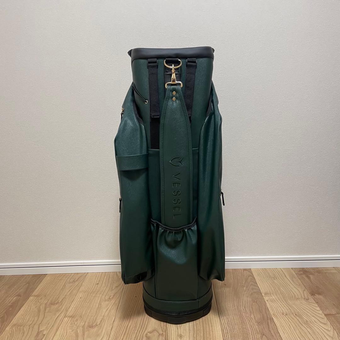 【希少】VESSEL ベゼル キャディバッグ カート 9.5型 ブリーフィング