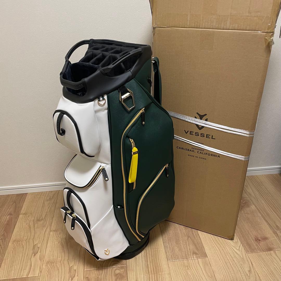 【希少】VESSEL ベゼル キャディバッグ カート 9.5型 ブリーフィング