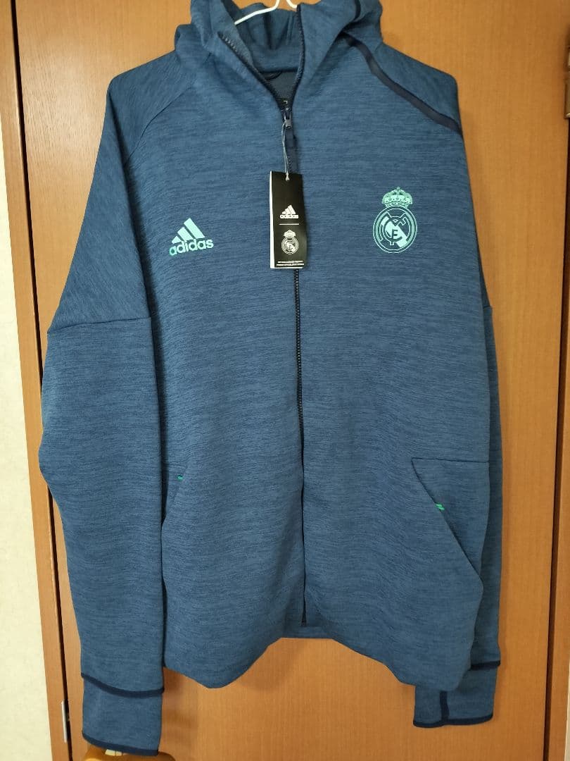レアル・マドリード 19/20 ZNE フーディジャケット ネイビー XLサイズ