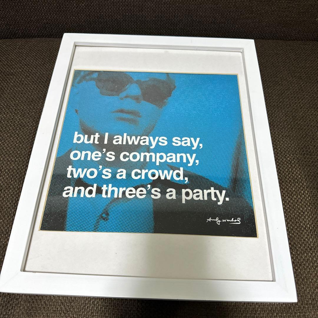 MoMA アンディウォーホル ポスター額縁つき