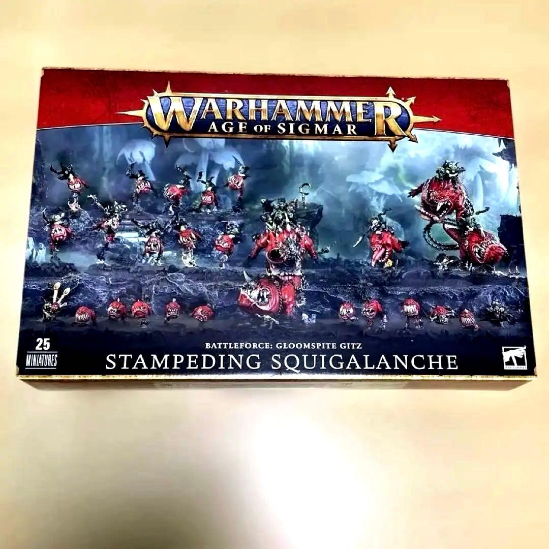 【新品】ウォーハンマー.エイジオブシグマー、バトルフォース　スクイッグランチェ