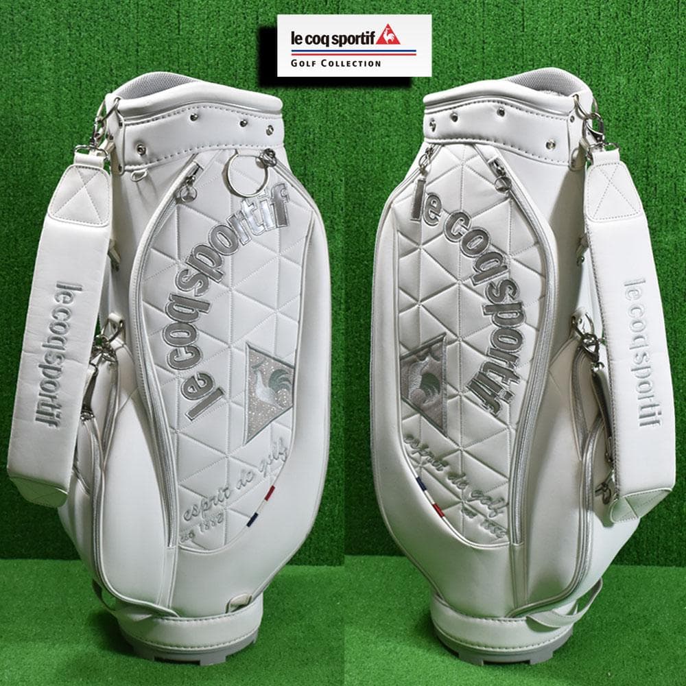 ルコックスポルティフ/ゴルフ レディース キャディバッグ８.５型 中古！