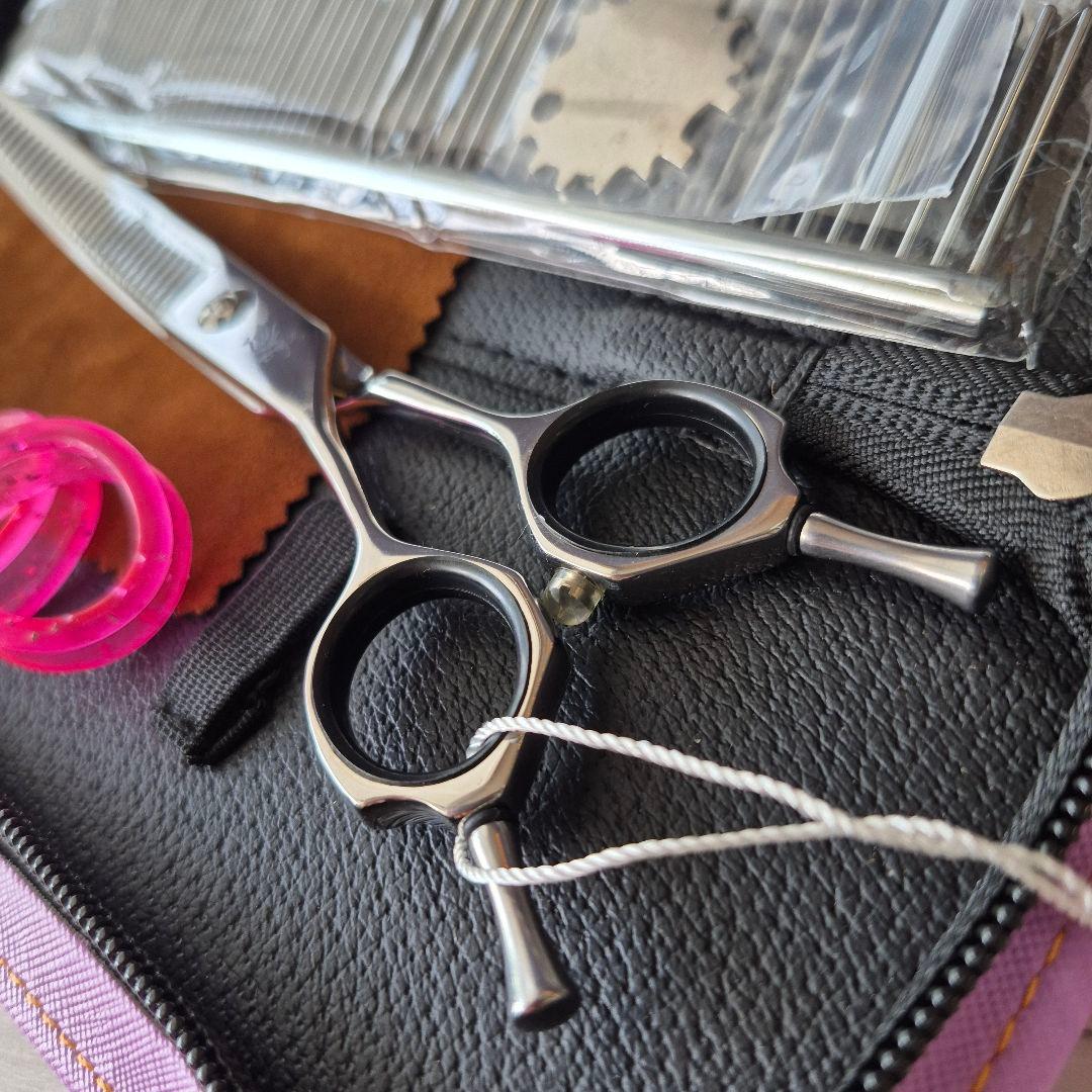 新品★フェニーチェ左利き用 カーブセニングシザー★50%★7in