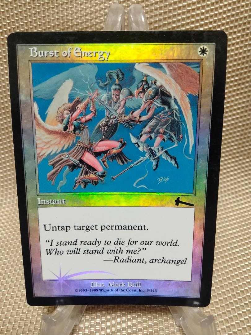 【ご確認用】ウルザズ・レガシー foil エネルギーの炸裂 英語 1枚　MTG