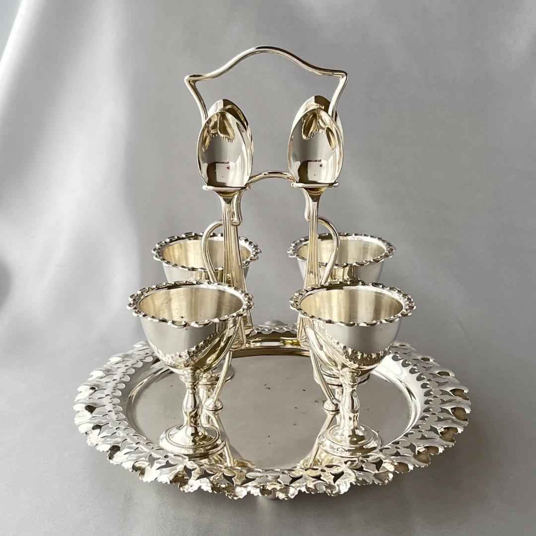 【Armour Silver Co】 エッグセット エッグカップ / スタンド