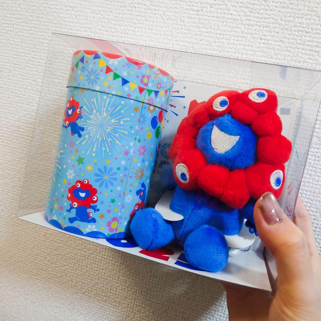 新品未開封　大阪関西万博　ミャクミャク ぬいぐるみ クッキー缶　EXPO2025