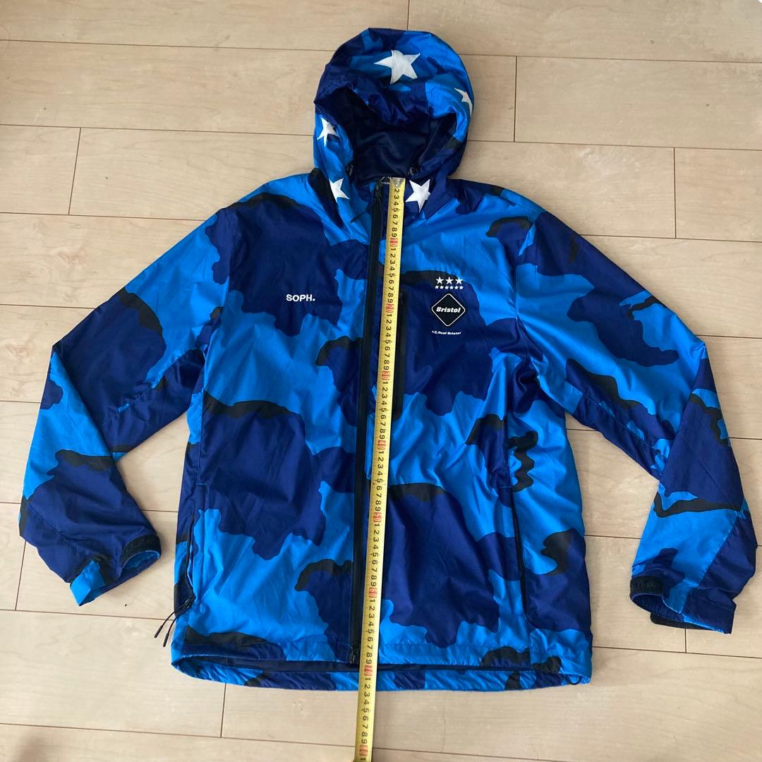 激レア　XL F.C.R.B. 青カモフラージュ柄 ウィンドブレーカー XL