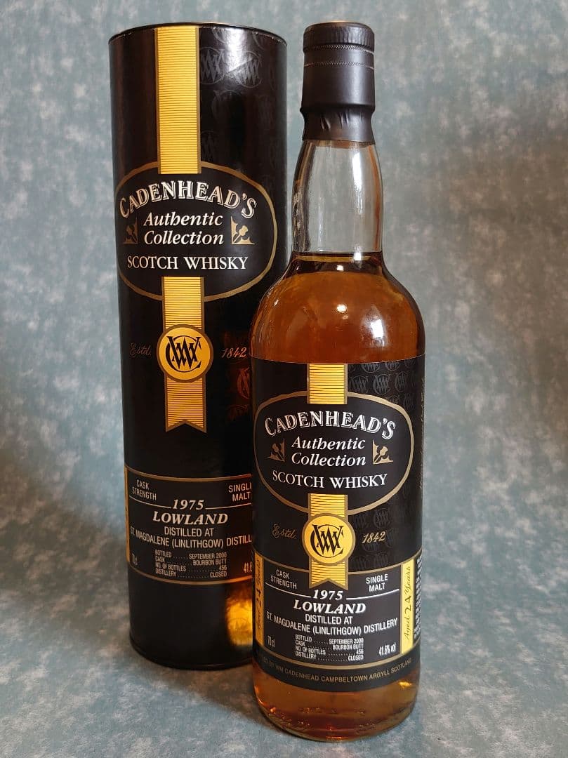 【閉鎖蒸留所】セント・マグデラン24年/ケイデンヘッド社　紙管付き