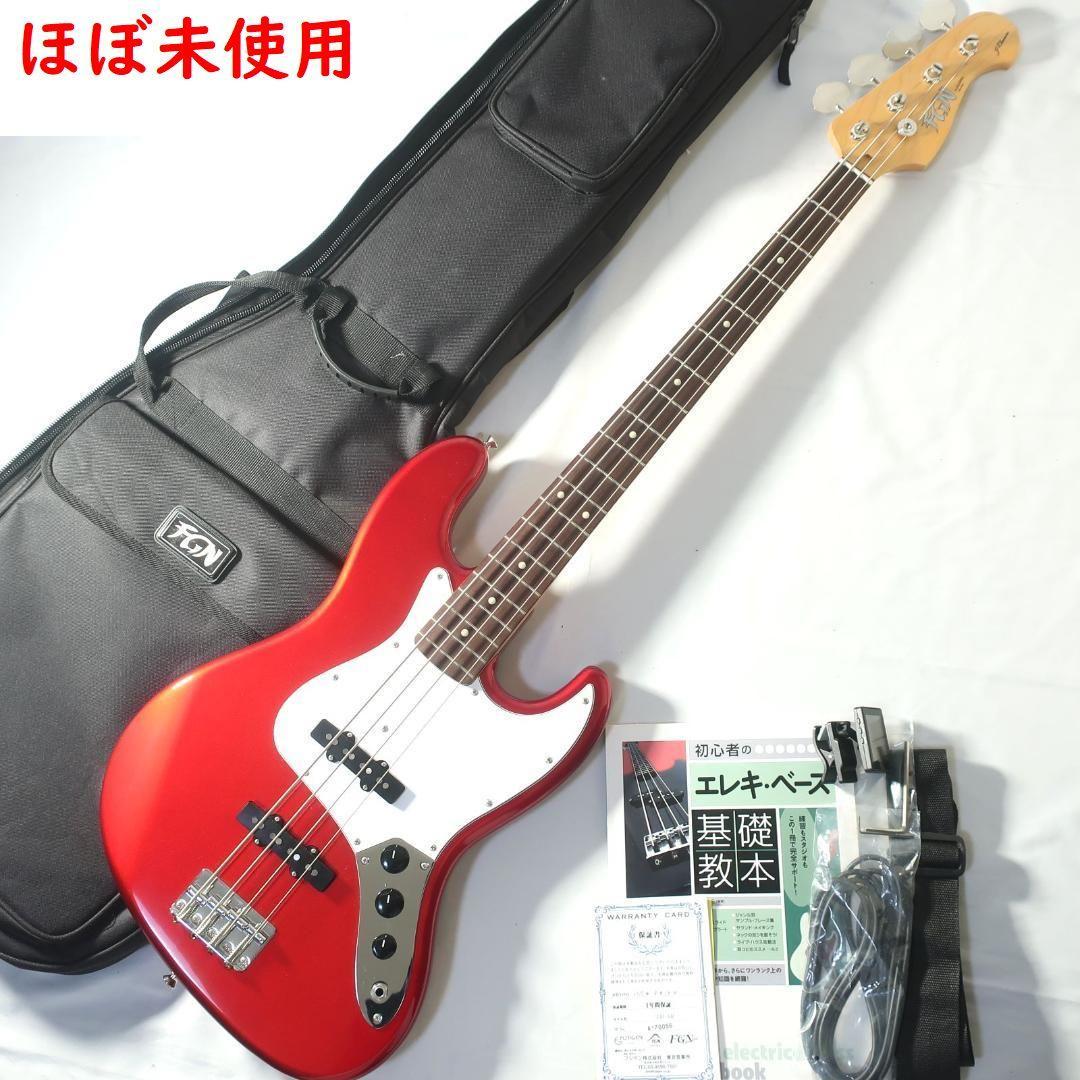 極美品 FGN フジゲン JJB-6R エレキベース 純正ケース付 付属品多数