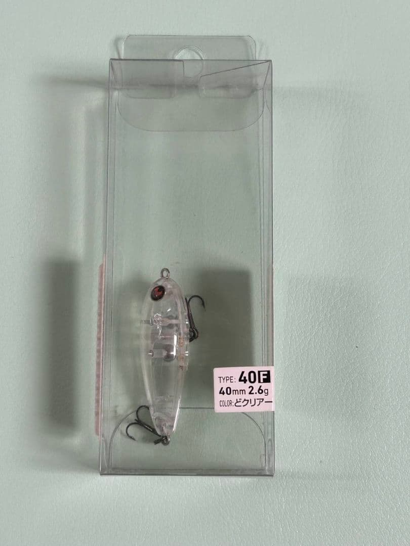 40F トップウォーター ハードルアー クリア