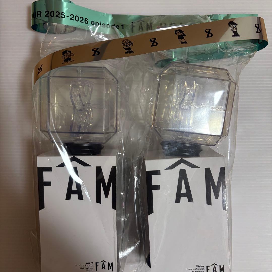 【新品】timelesz FAM ペンラ 2本セット 　銀テープ2本つき！
