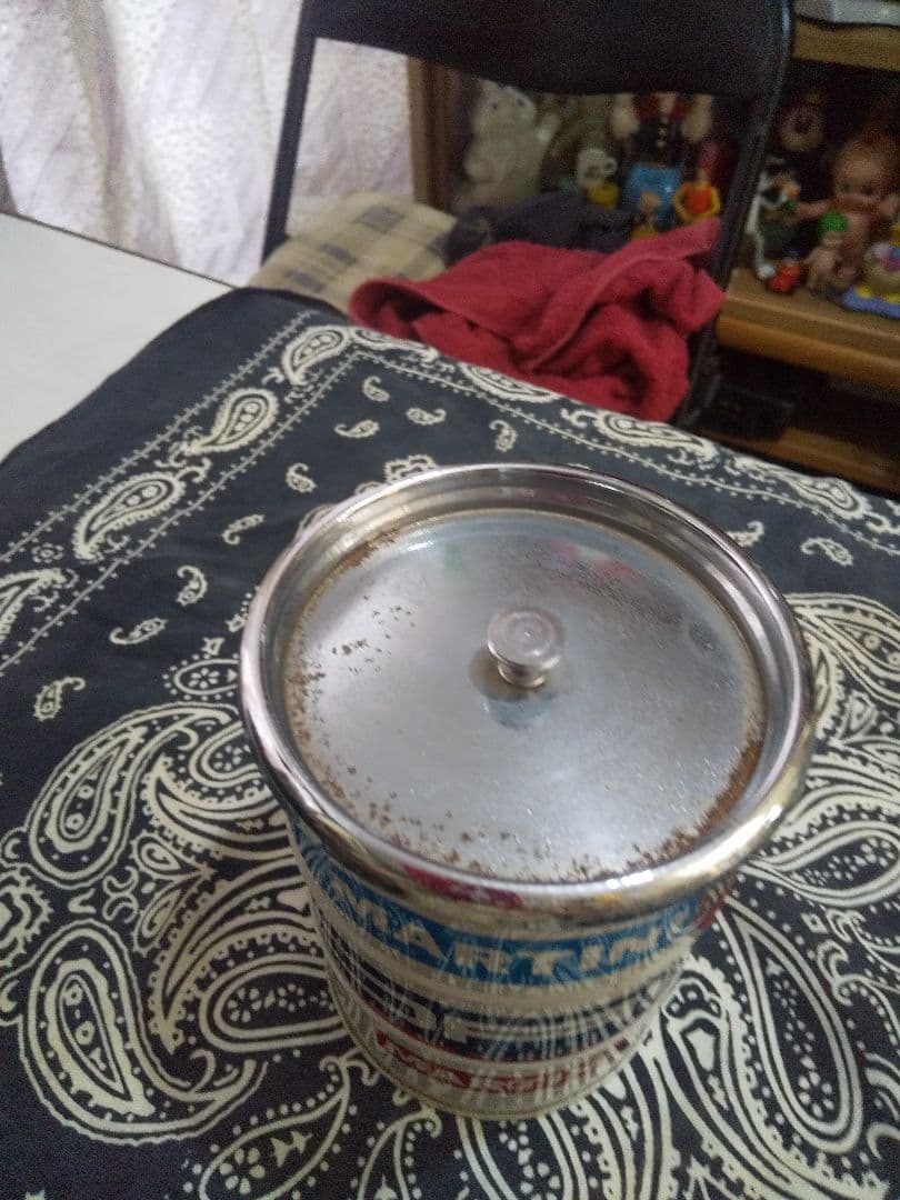 ポルシェ マルティーニ レーシング缶ドラム缶型 タバコディスペンサー