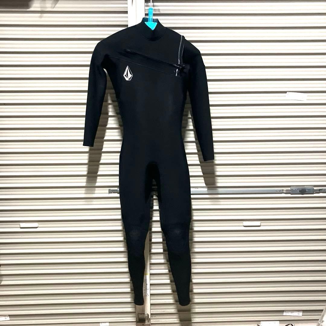 M 美品　ボルコム　3mm メンズ　ウェットスーツ　ブラック　黒 ジャーフル