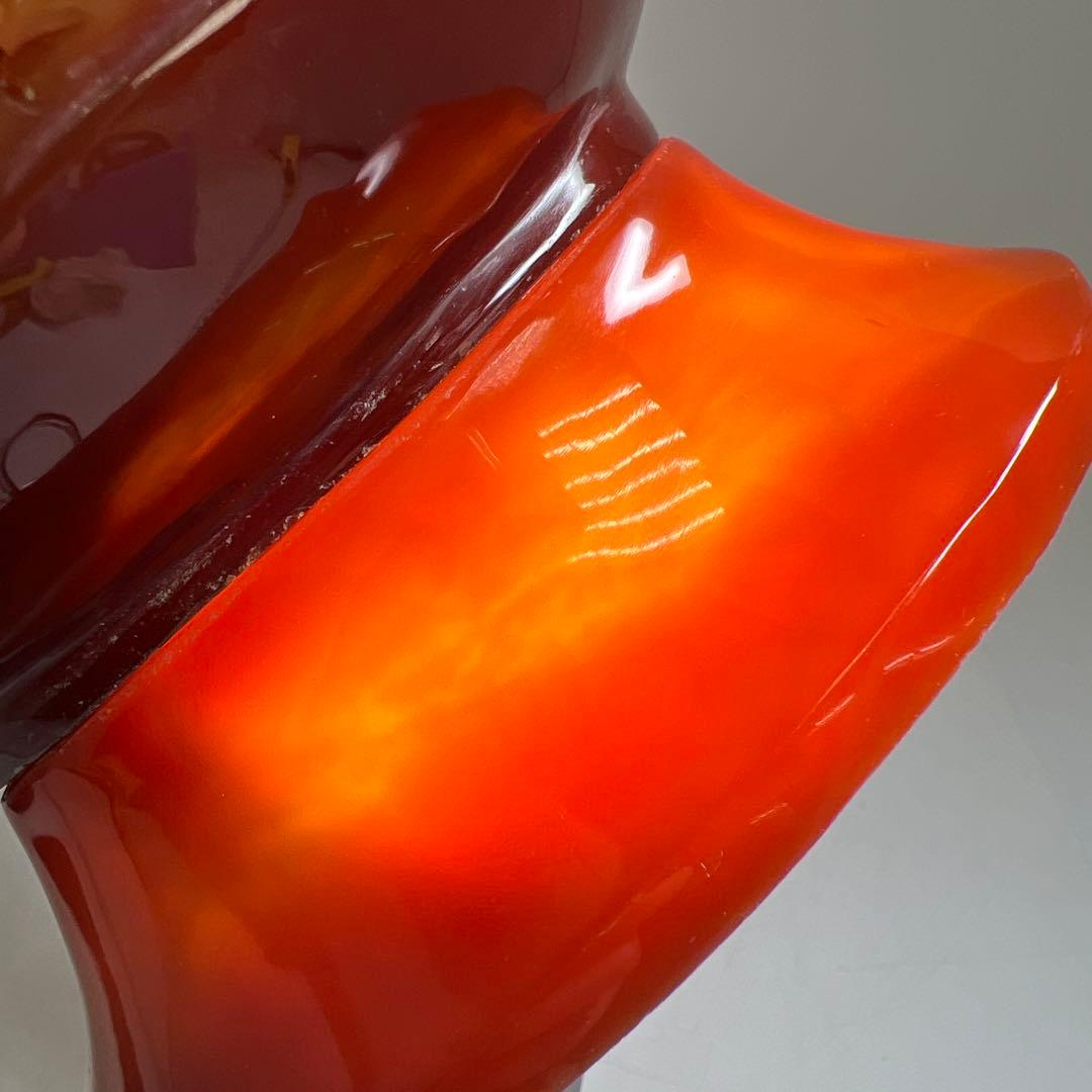 専用　中国美術　本黄瑪瑙　香炉　1796g トヒサ　東な8-0121☆2F