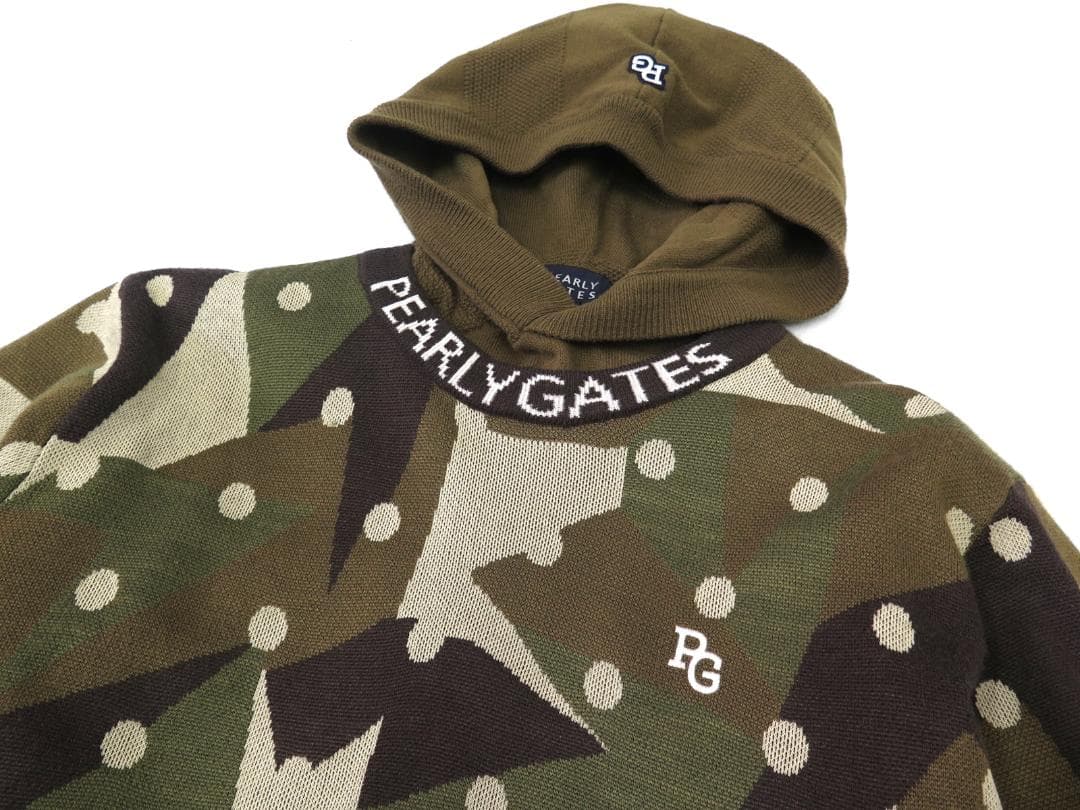 新品●パーリーゲイツ●インナーニット付き　カシミヤタッチ　ニットプルオーバー　S