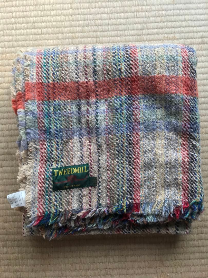 TWEEDMILL マルチカラーブランケット　fog linen work