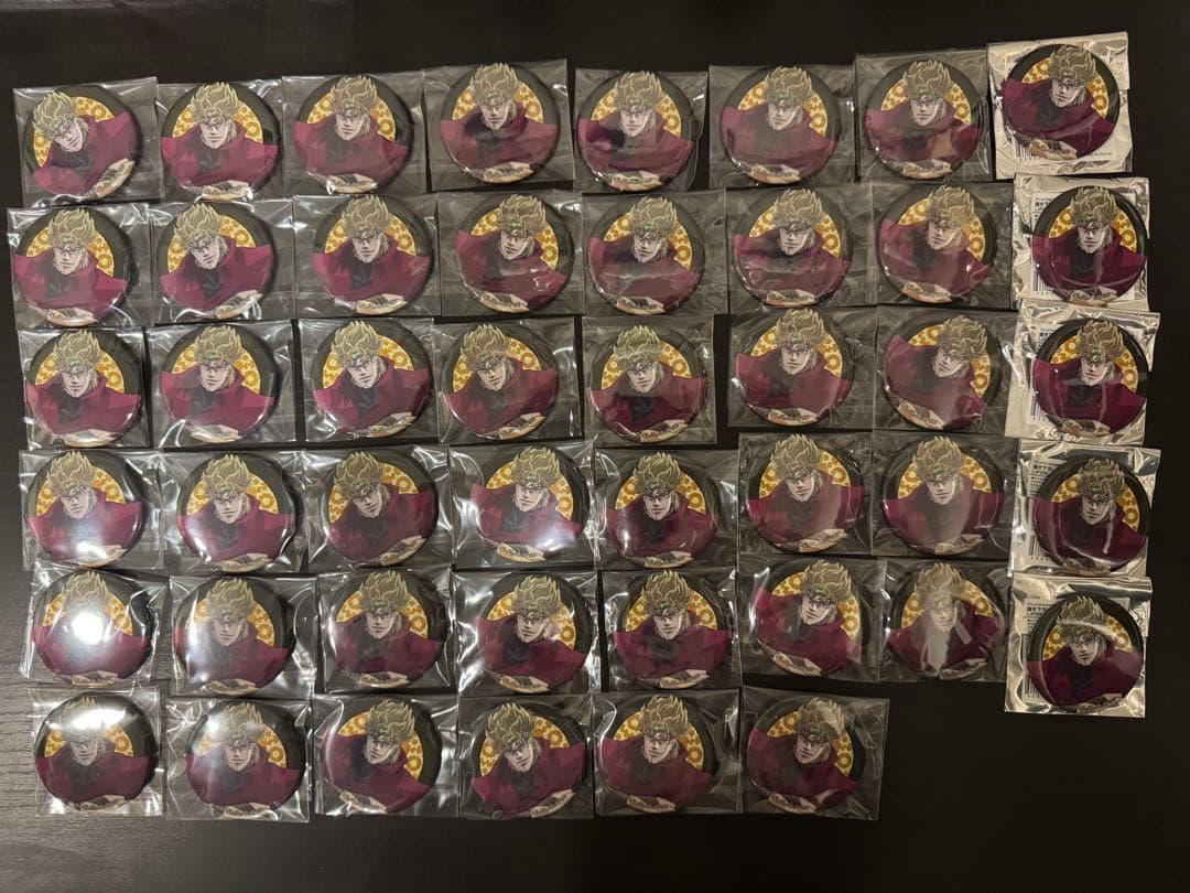 ジョジョ ジャンプフェスタ メディコス DIO 缶バッジ 46点セット