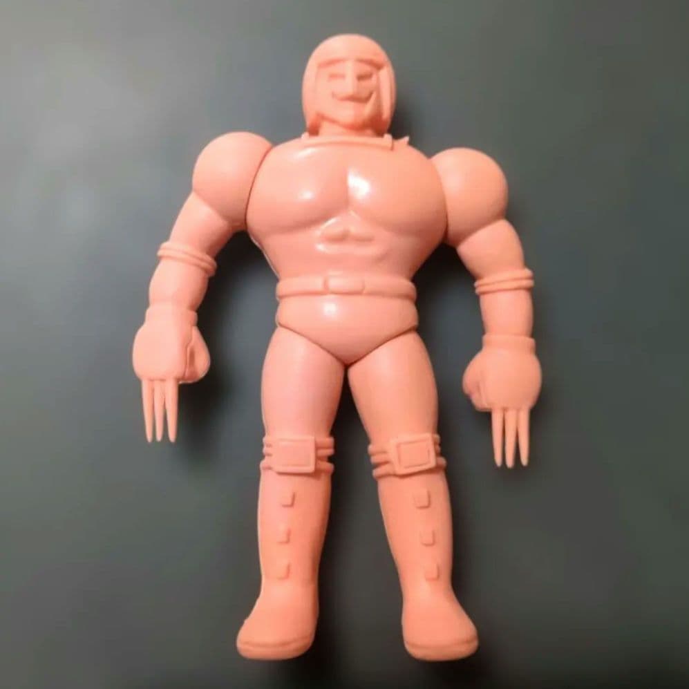 キン肉マン　キン消し　キンケシ　プラ　ストロングファイター　肌色　ウォーズマン