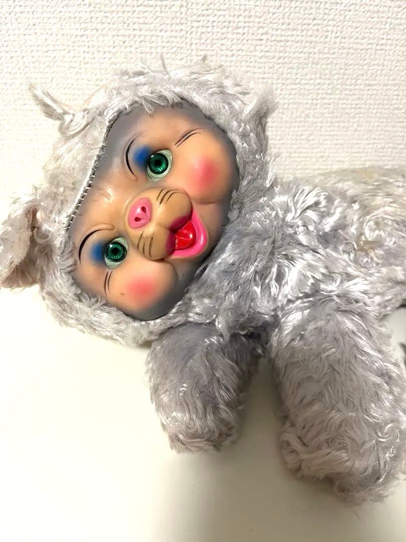 レア　stern社　rubber face ドール　ラバーフェイス　猫　ネコ