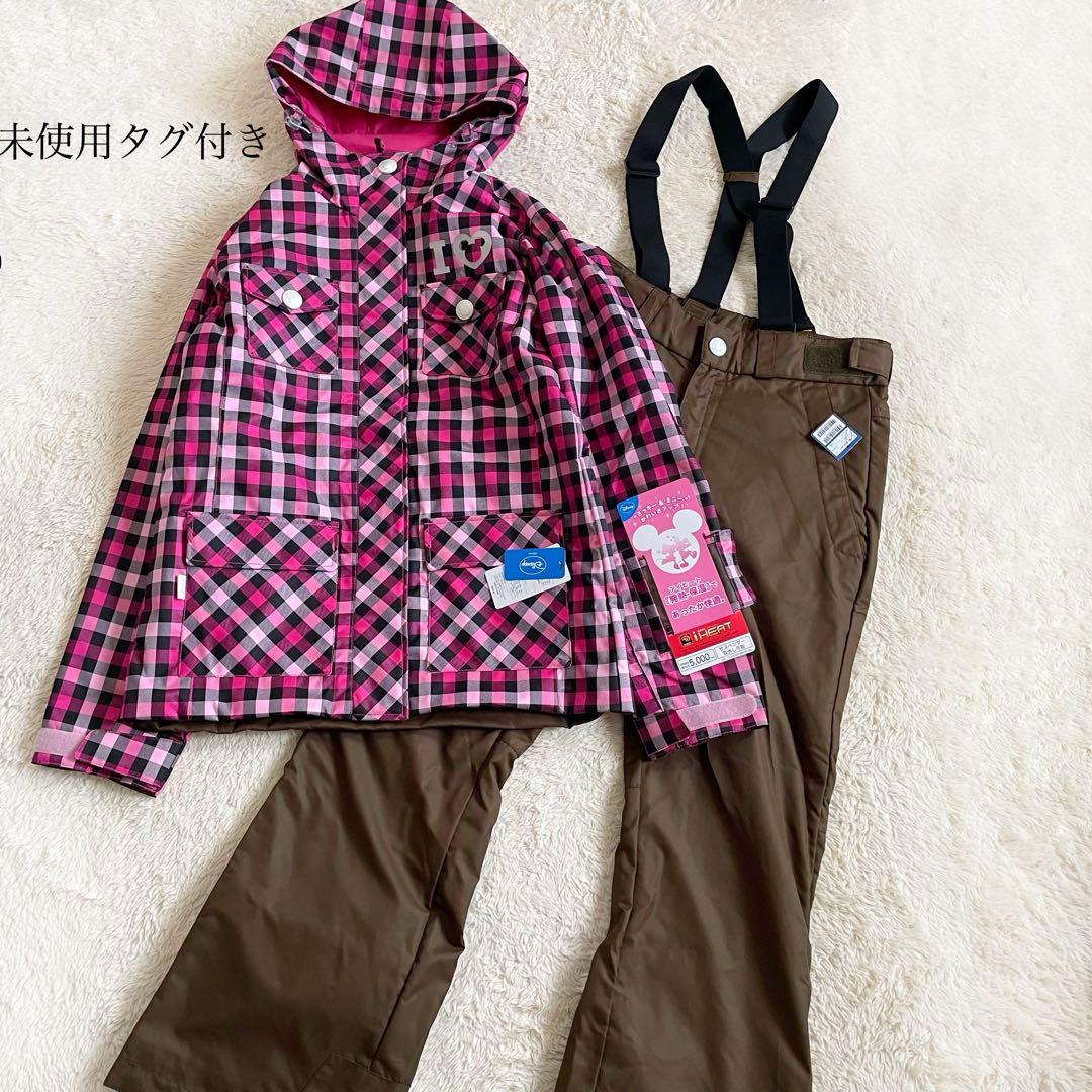 極美品　IGNIO スキーウェア　ボードウェア　チェック　限定ディズニーコラボ