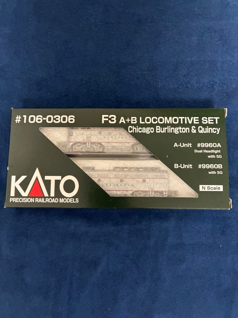 KATO CB&Q emd F3 A+B +C SET Nゲージ