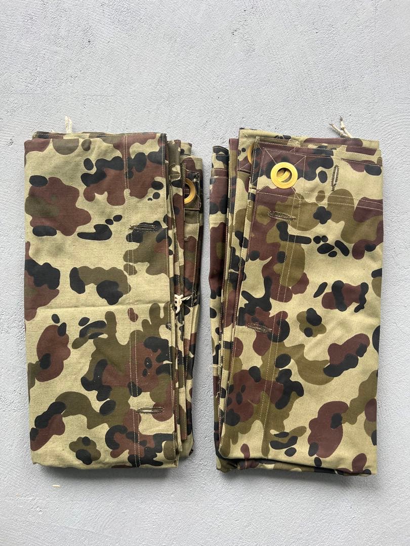 ルーマニア軍幕　デッド 希少 アメーバカモ デットストック M47 2枚セット