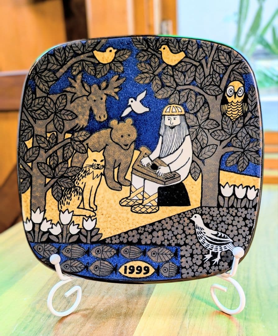 ❤️希少!!フィンランドARABIA社1999年最終版イヤープレート❤️1827