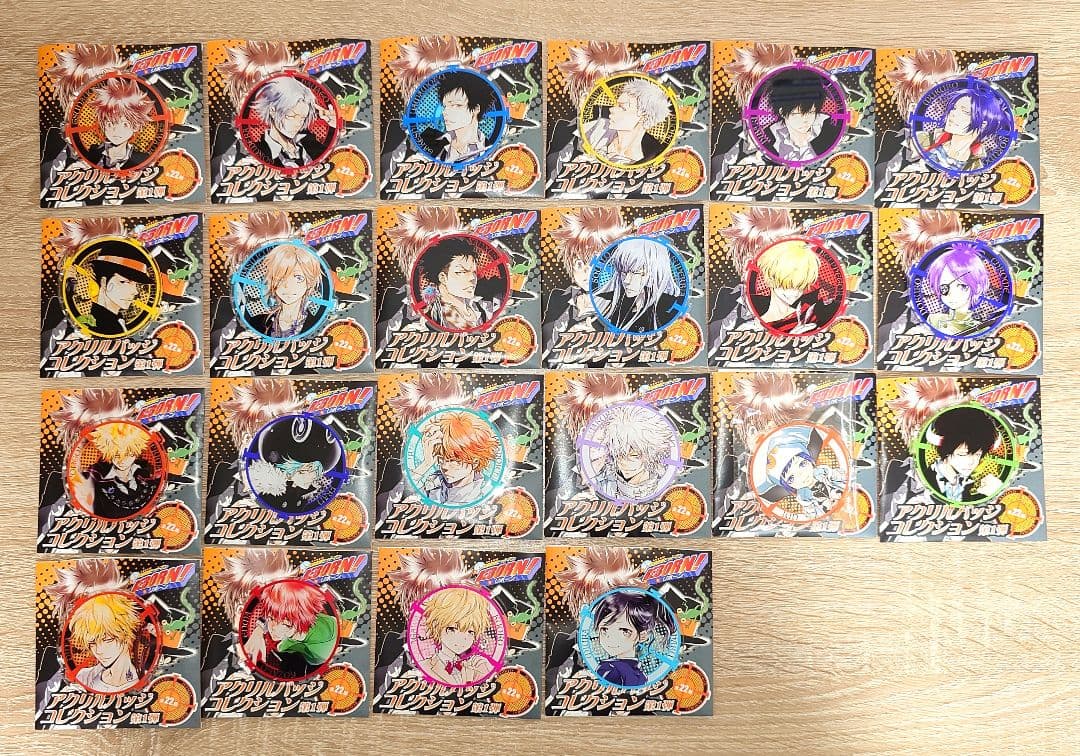 家庭教師ヒットマンREBORN! アクリルバッジコレクション 全種 セット