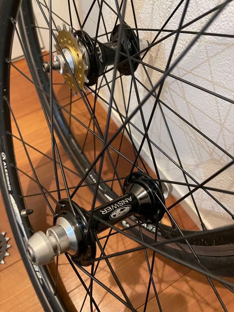 BMXホイールセット ANSWERアルミハブ TIOGAタイヤ キッズ 子供