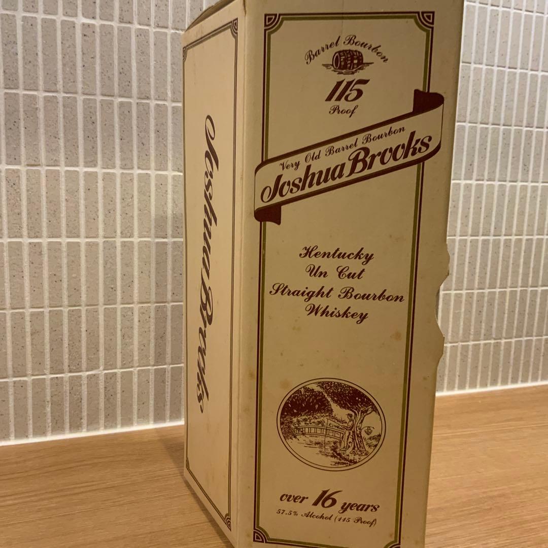 BOURBON バーボン　ジョシュアブルックス　16年 57.5度　蒸留所閉鎖