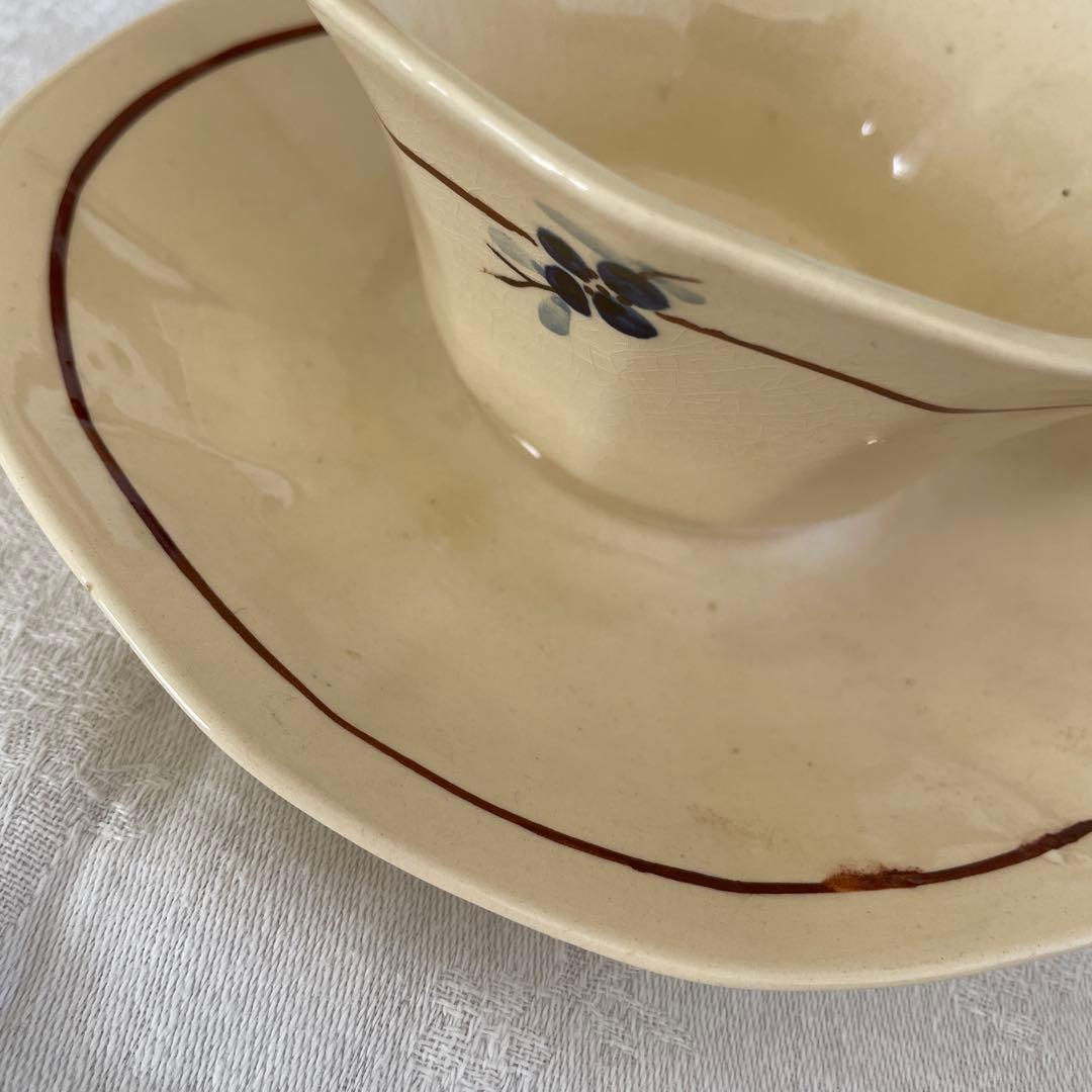 サルグミンヌ　花柄 ソーシェールandプレートセット