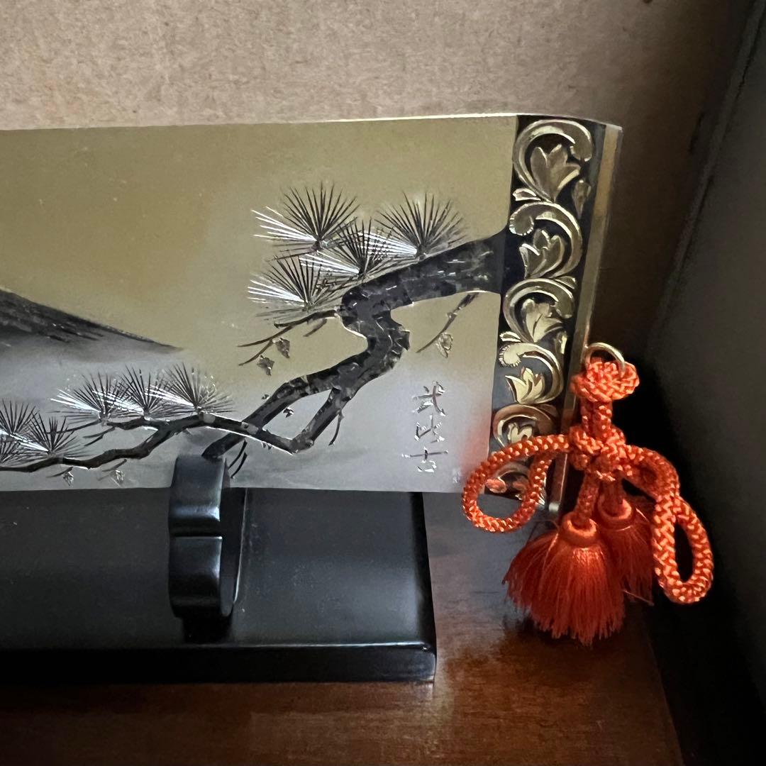 銀製 巻物 富士山 7号 SILVER999 純銀