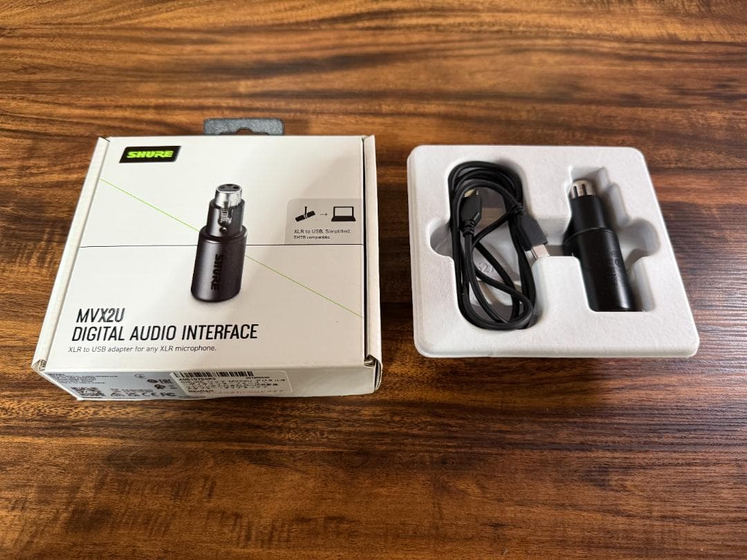 【美品】SHURE MVX2U オーディオインターフェース