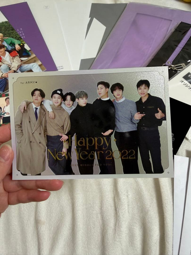 BTS 会報、FC入会継続特典、クリスマスカード、グリーティングカード