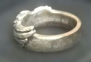 FF8シルバーリング 15号 スリーピングライオンハート