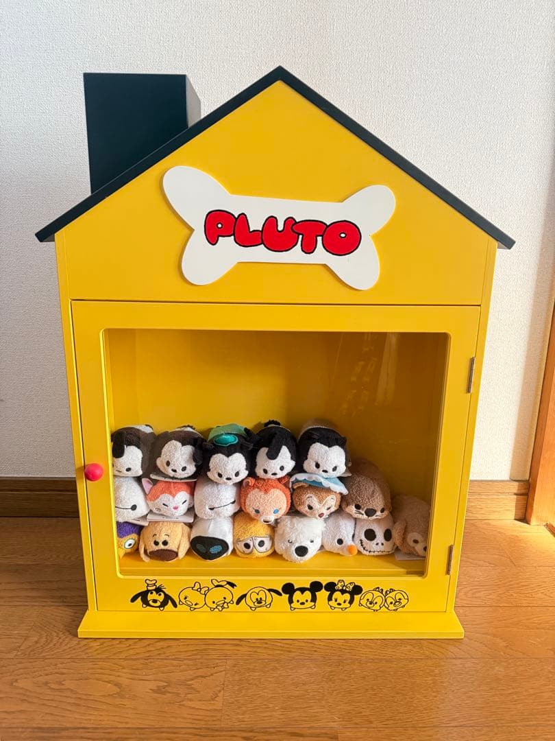 ディズニー　ベルメゾン　ツムツム　ぬいぐるみ収納ボックス　プルートの犬小屋