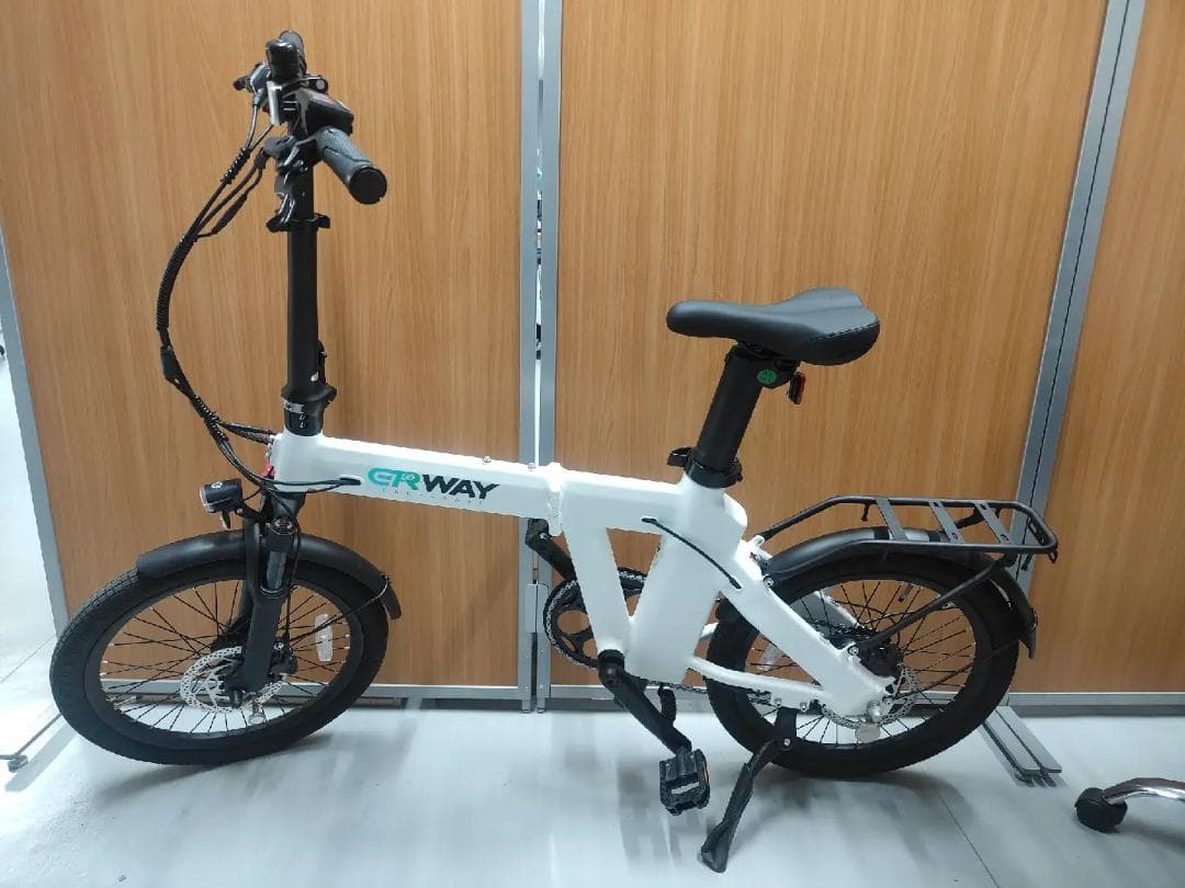 【歳末SALE開催中！】折りたたみ電動アシスト自転車 ERWAYA02 ホワイト
