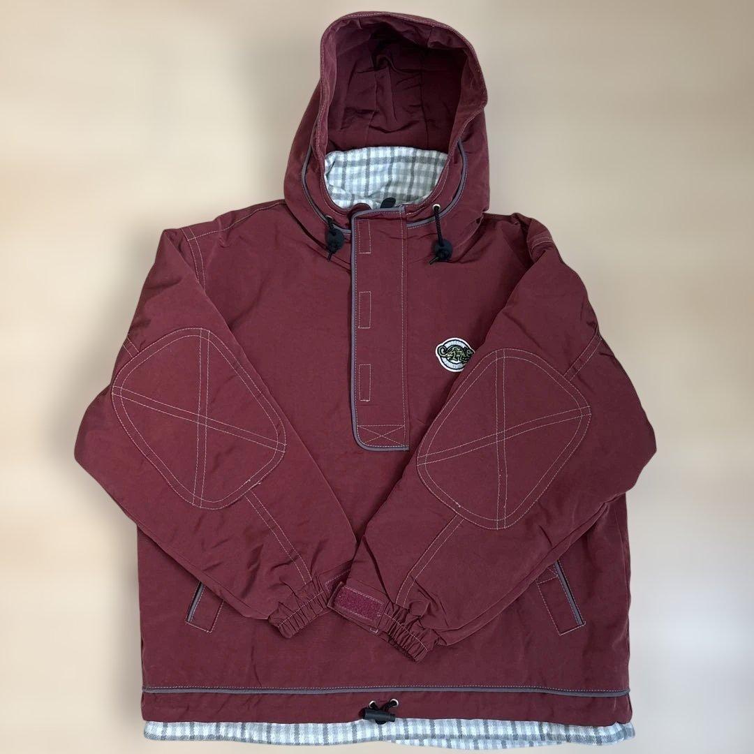 ピンクターン　スキーウェア　上下セット　ボルドー×グレー　Lサイズ