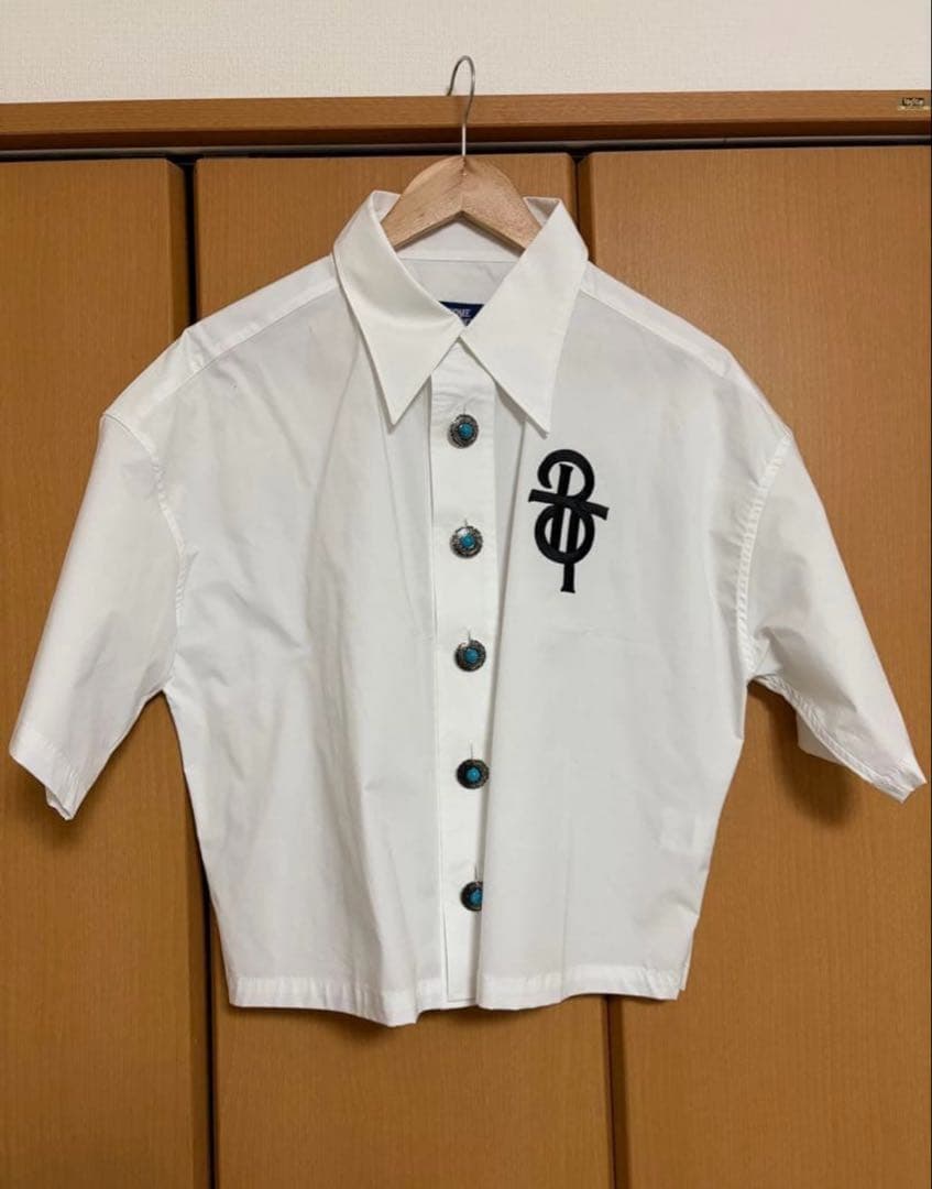 BECOME TREE CROPPED SHIRTS ビカムツリー　白