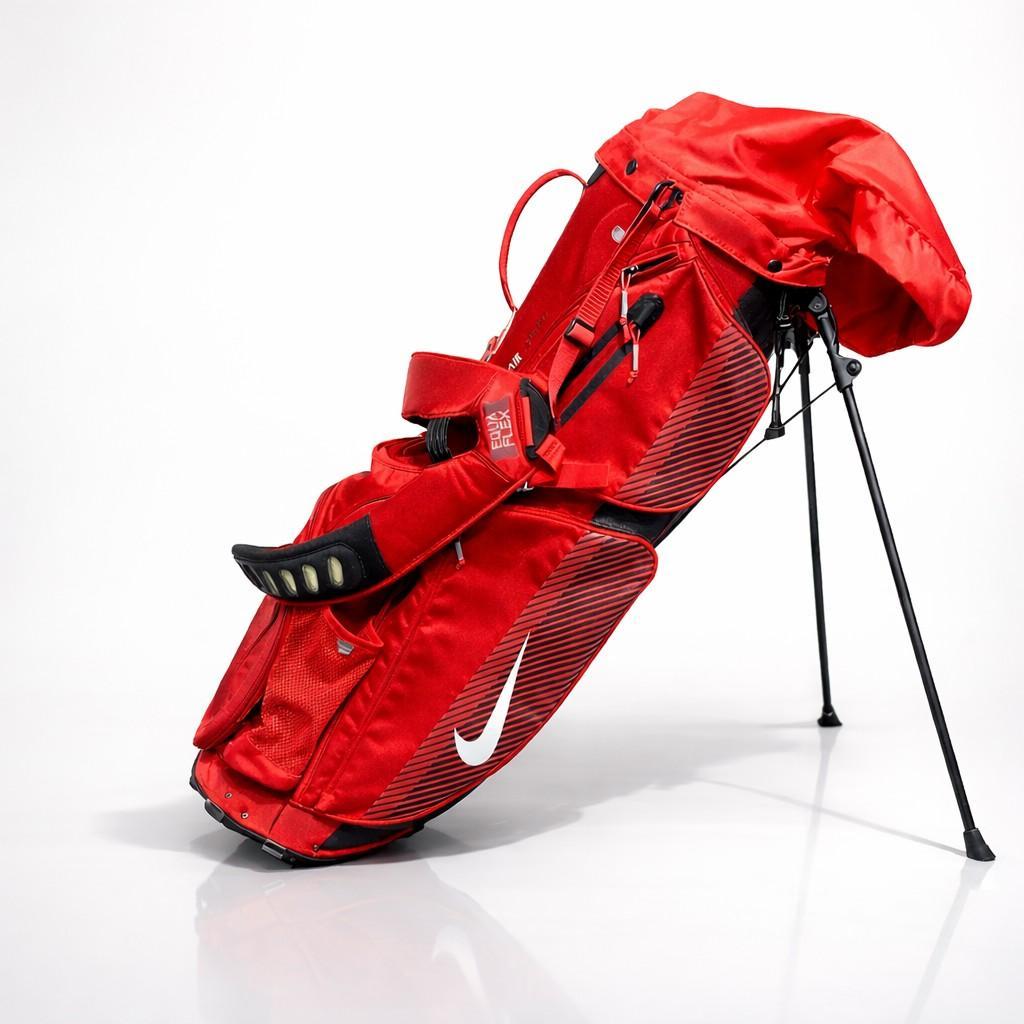 NIKE ナイキ ゴルフ スタンドバッグ キャディバッグ 赤 軽量 メンズ