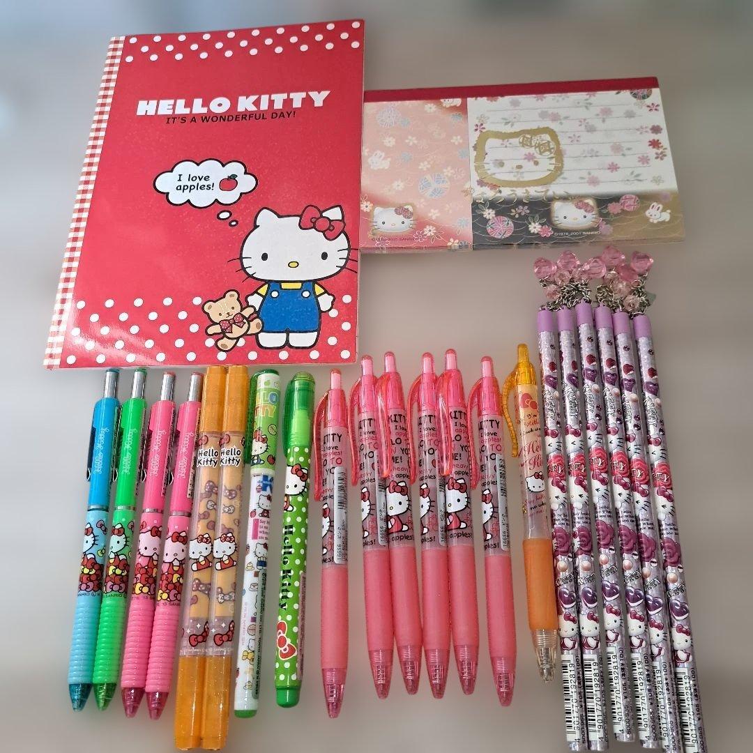 レア❗新品❗ハローキティ　Hello Kitty 　文房具セットまとめ売り
