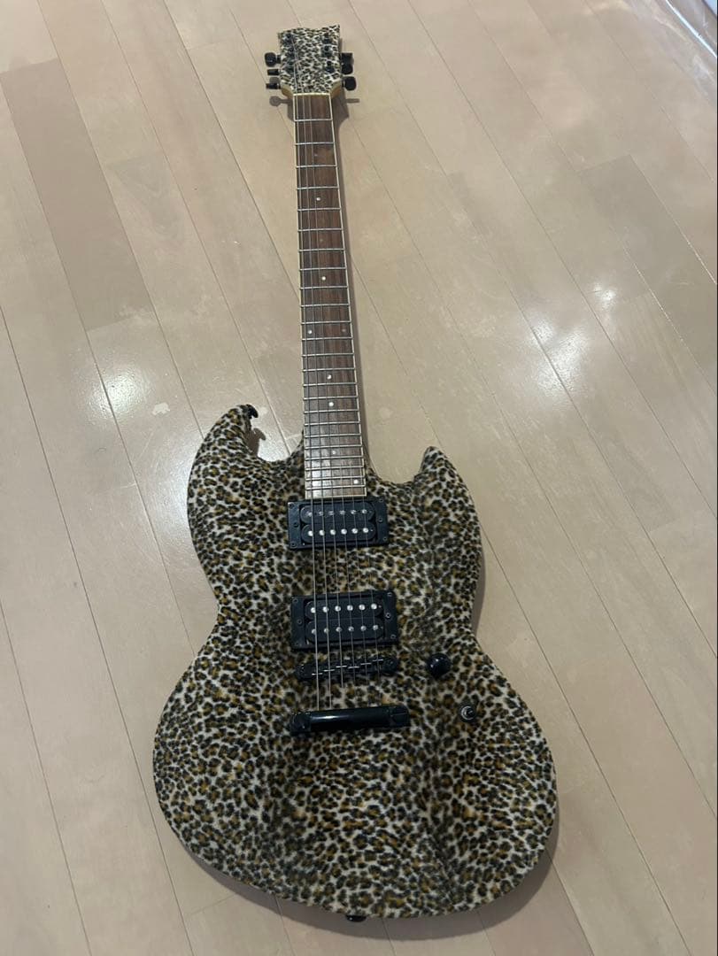 grassroots グラスルーツ　G-VP-38G エレキギター 豹柄　希少