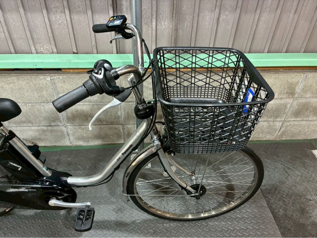 №8476 電動自転車　パナソニック　ビビDX 26インチ シルバー