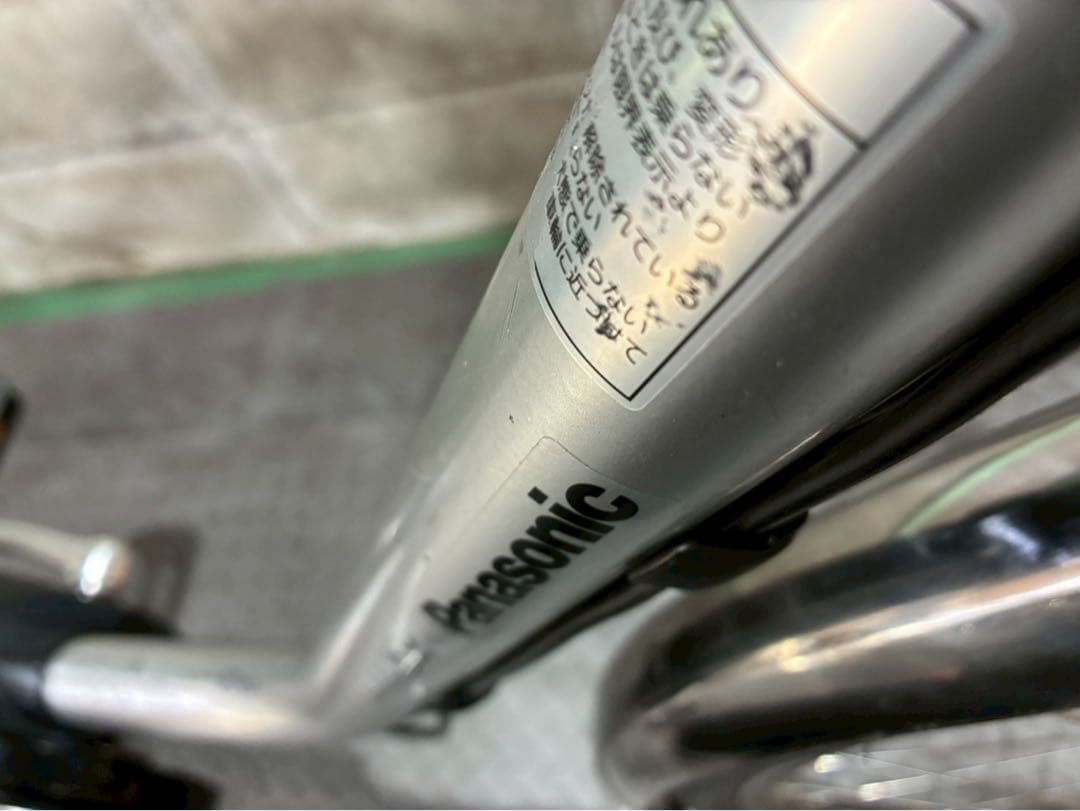 №8476 電動自転車　パナソニック　ビビDX 26インチ シルバー