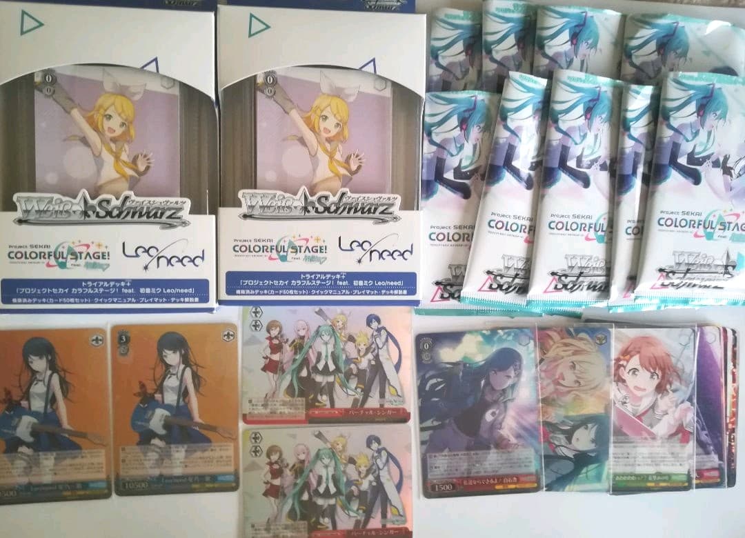 ヴァイスシュヴァルツ　プロセカ　初音ミク　TCG　カードゲーム　ヴァイス