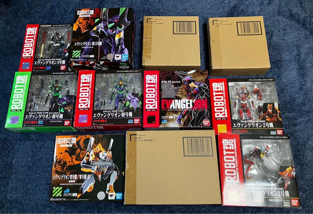 ROBOT魂エヴァンゲリオン 11体セット　ロボット魂 アクションフィギュア